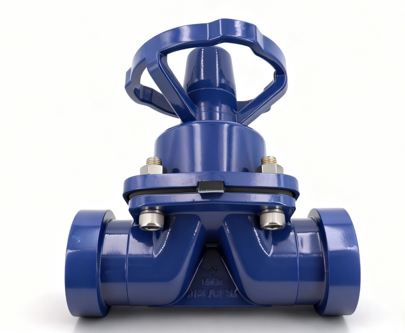 Stainless Steel Sanitary Rubbe Manual Water Diaphragm Valve