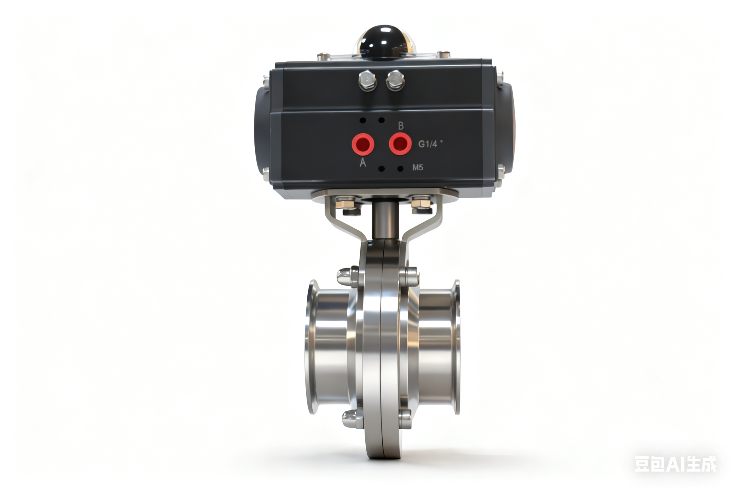 STAINLESS STEEL 6 Inches Electric Solenoid Groove Seal Butterfly Valve