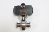 Stainless Steel Sanitary Weld Pneumatic Actuated Switch Butterfly Valve
