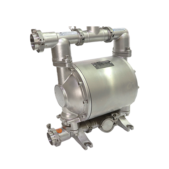 Air Operated Stainless Steel Sanitary Air Driven Diaphragm Pump for Agressive Fluids