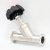 Stainless Steel Corrosion-resistant Steam Valve Plastic Head Manual Quick-release Angle Seat