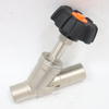 Stainless Steel Corrosion-resistant Manual Welded Steam Angle Seat Valve