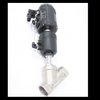 Stainless Steel Sanitary Pneumatic Plastic Head Intelligent Positioning Angle Seat Valve