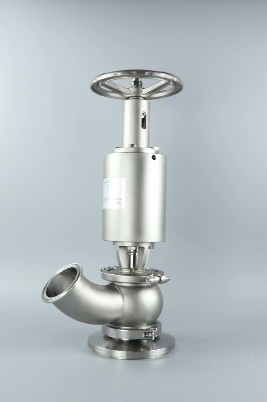 Stainless Steel Sanitary LPG Elbow Tank Bottom Valve
