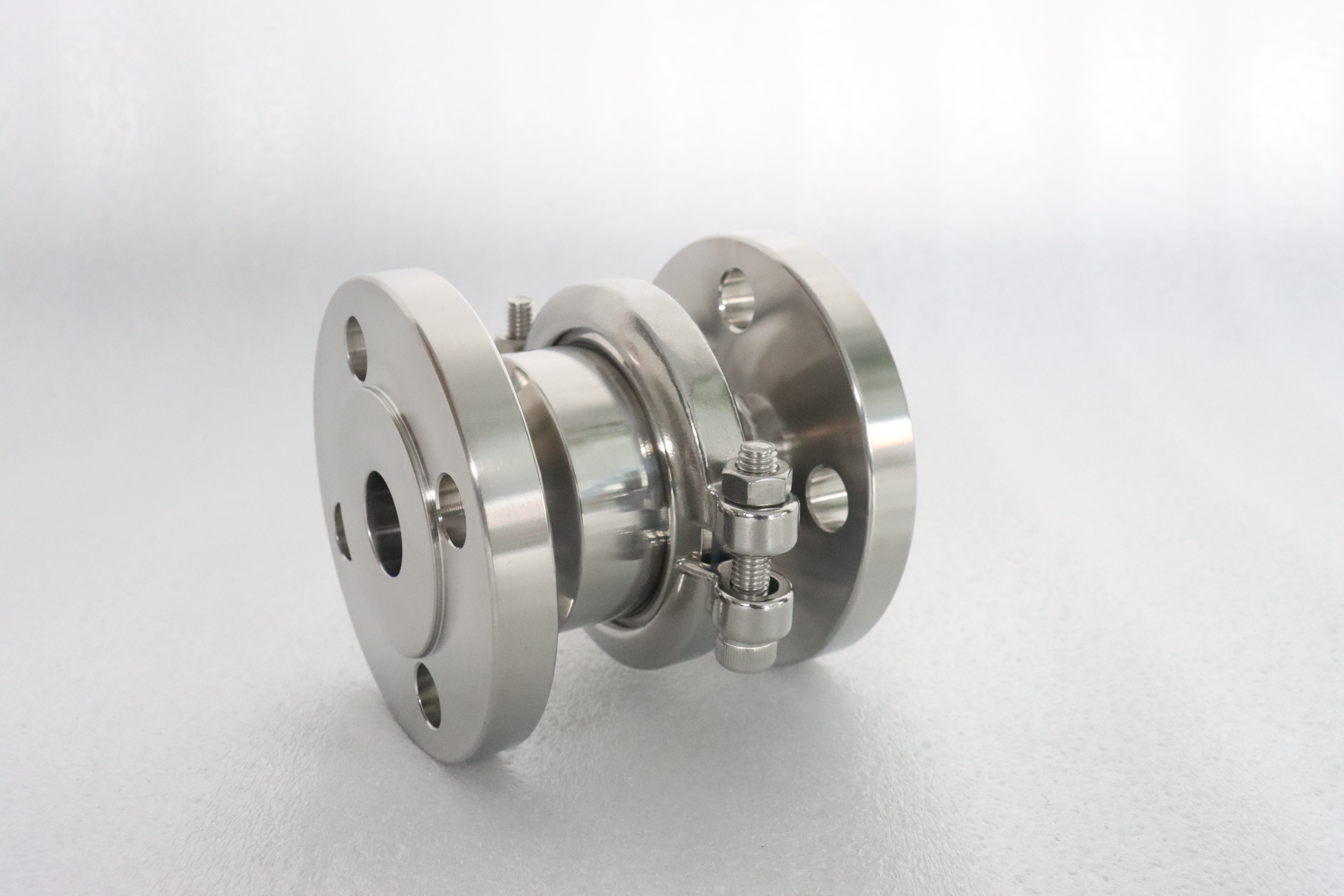 Sanitary Stainless Steel Double Flange Clamp Check Valve