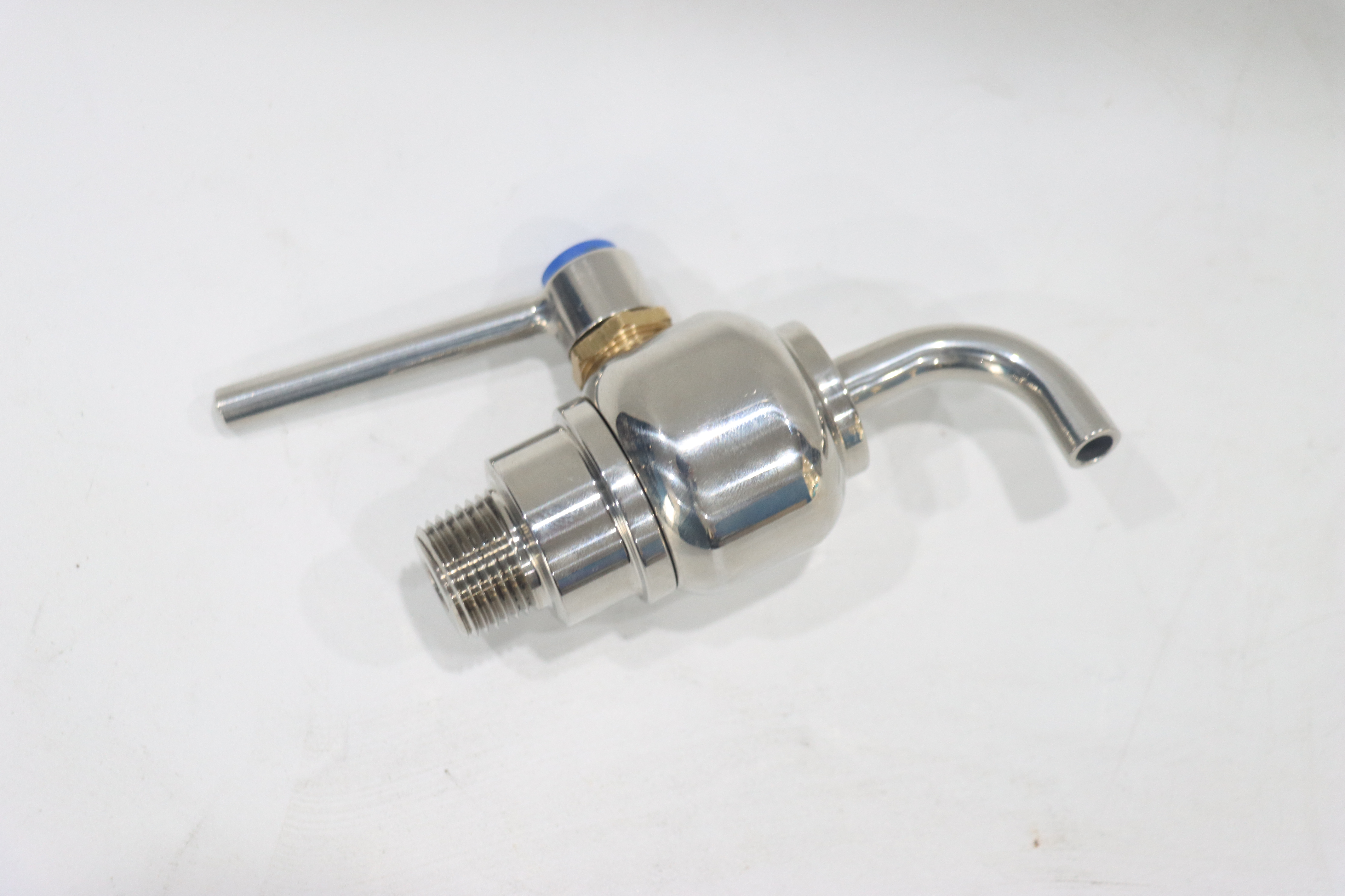 SS304 Sanitary Grade Integrated Pressure Faucet-Type Sampling Valve
