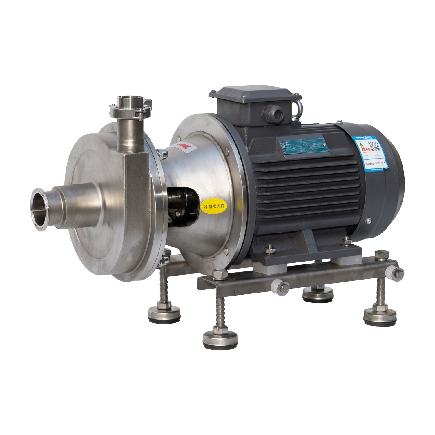 Sanitary Stainless Steel High Pressure Inline Single Mechanical Seal Centrifugal Pump