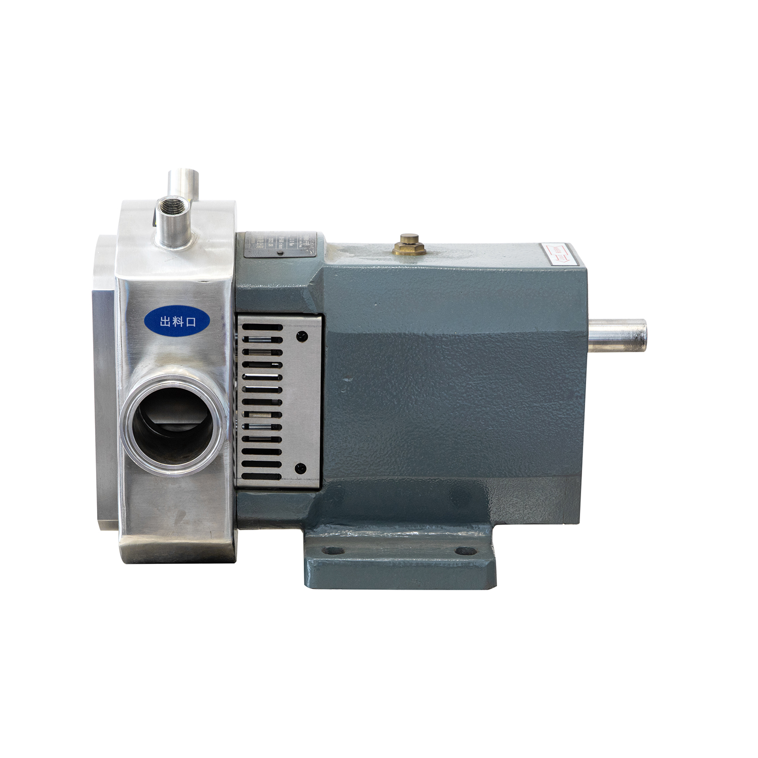 304 Stainless Steel High Flow Rate Chocolate Rubber Rotary Lobe Pump