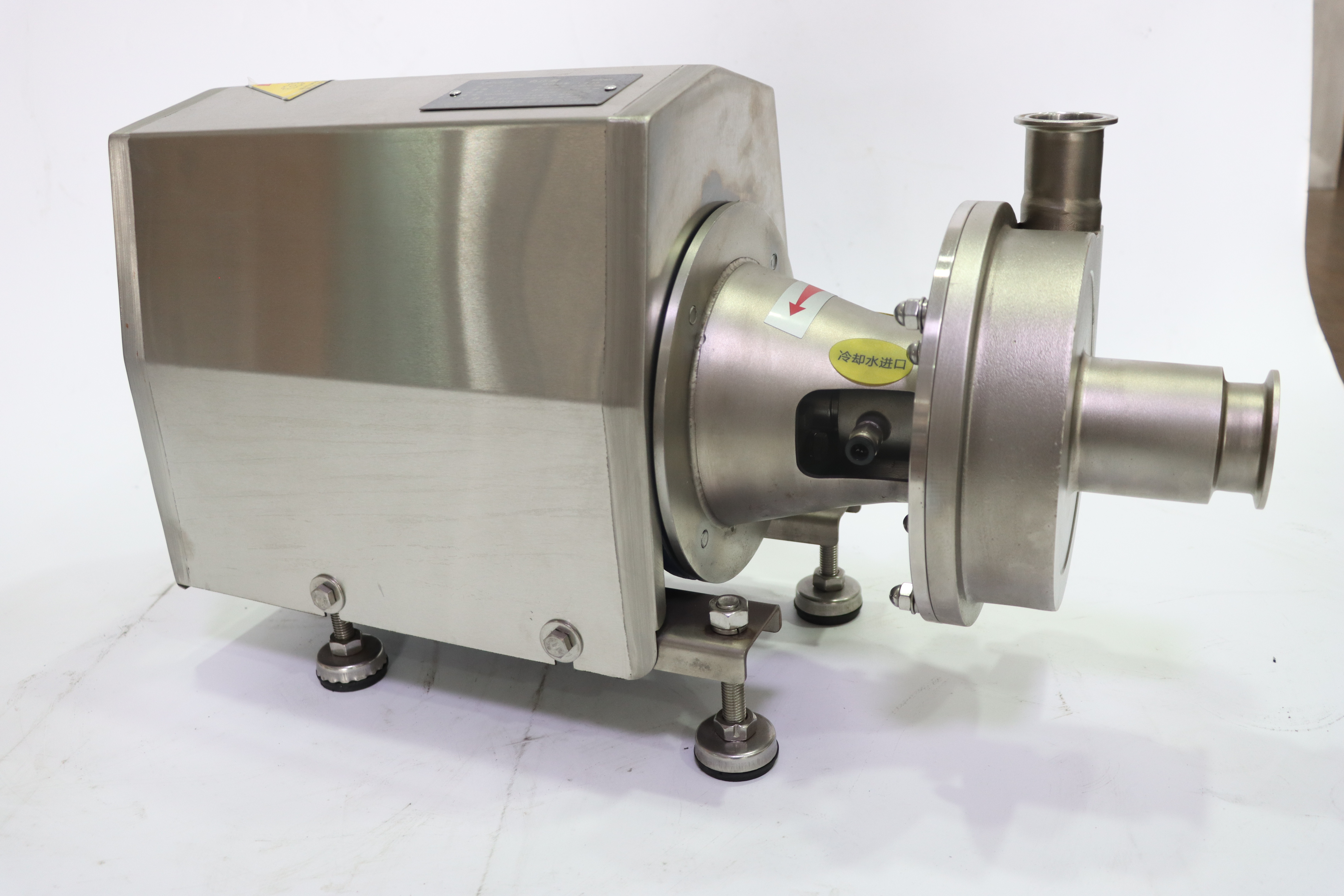 Stainless Steel CIP Liquid Ring Self Priming Vertical 1.5 Kw Centrifugal Pump