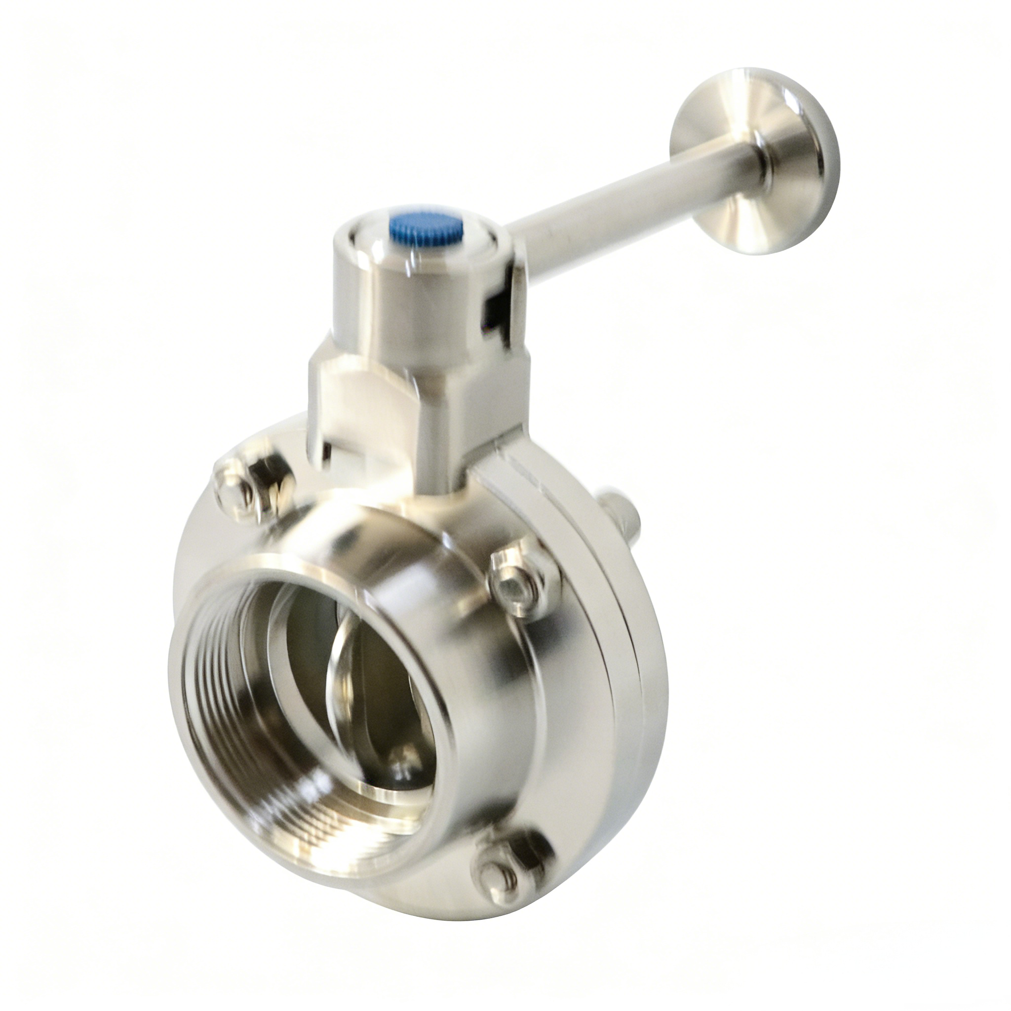 STAINLESS STEEL DN100 High Performance Vacuum Clamp Butterfly Valve