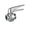 Stainless Steel Sanitary Tri-clamp Manual Butterfly Valve 