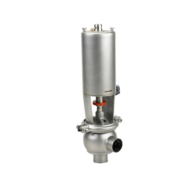 Stainless Steel Sanitary Pneumatic Stop Disc Valve for Liquid