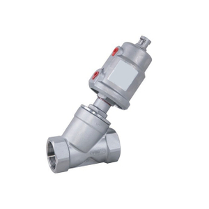 Stainless Steel Hygienic Air Control Angle Seat Valve with Thread End
