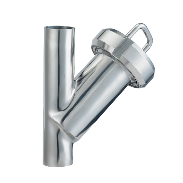 Stainless Steel Sanitary Liquid Pipe Welded Y Type Filter