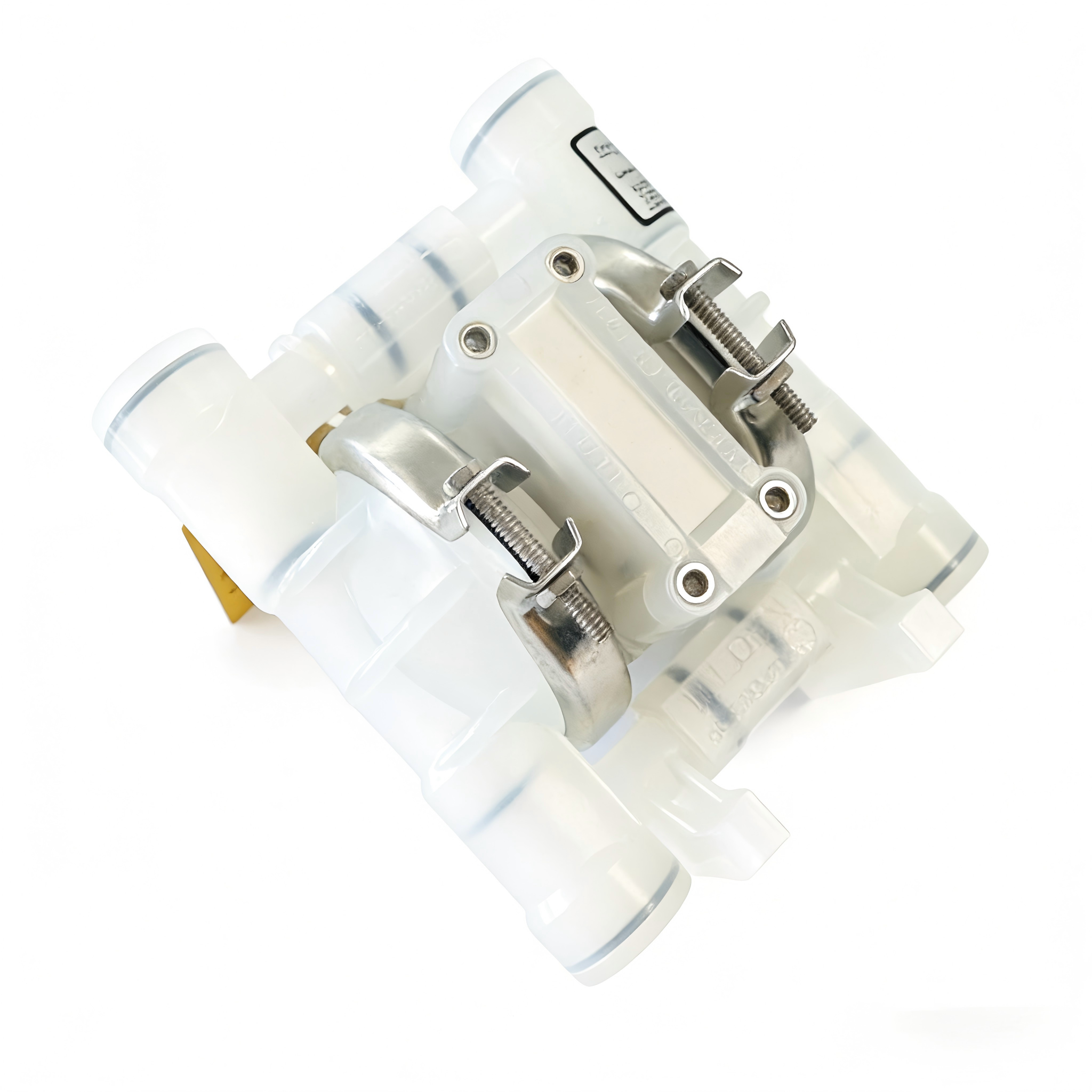 Sanitary Clamp Mechanical Dual air operated Pneumatic 12V Diaphragm Pump