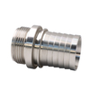 SS304 Stainless Steel Hose Coupling with Sanitary High Pressure High Quality Long DIN11864 JN-FL 23 2012 Thread Hose Adapter