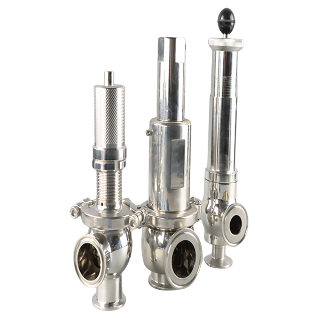 Stainless Steel Sanitary Breather Valve with Clamping Ends