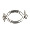 Stainless Steel Sanitary High Pressure Full Port Bolted Flange Exhaust Hose Clamp 