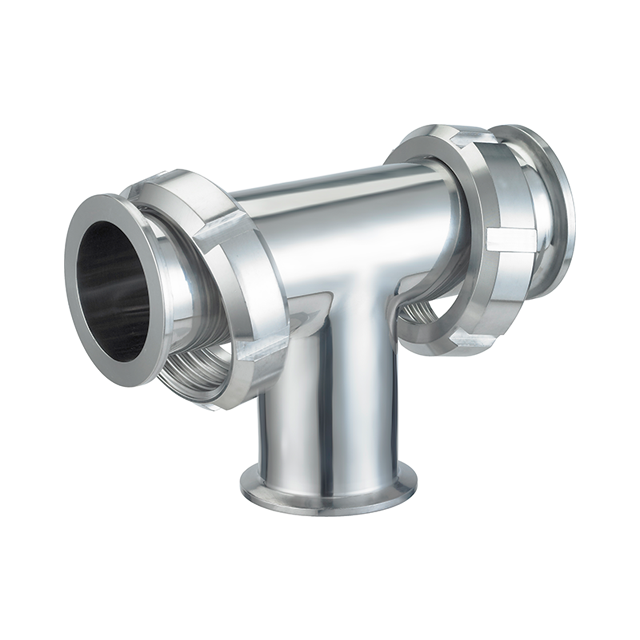 Stainless Steel Sanitary ISO/IDF AS1528.3 Threaded Equal Tee JN-FT-23 5014