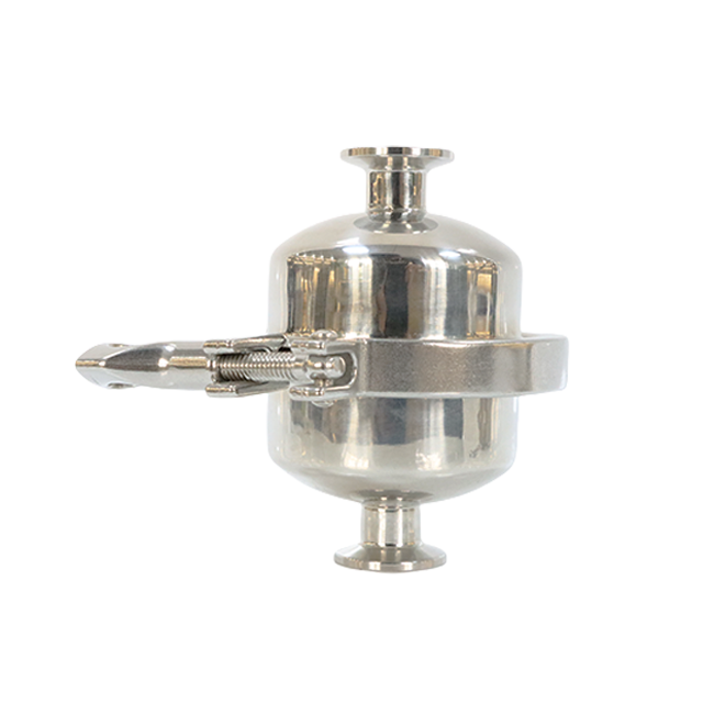 Sanitary Stainless Steel Straight Inline Filter Valve Discharge 