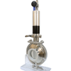 Sanitary Stainless Steel Tri-Clamp Oscillating Powder Dosing Butterfly Valve