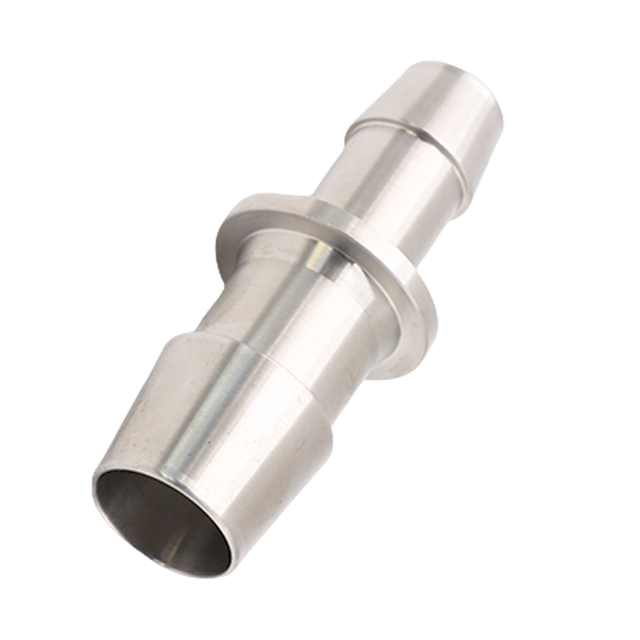 Sanitary Stainless Steel Aseptic Single Straight Hose Tube to Tube Coupling Adaptor Fitting