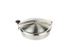 Sanitary stainless steel pressureless round manway