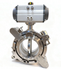 Stainless Steel Sanitary Pneumatic Split Rotary Butterfly Valve