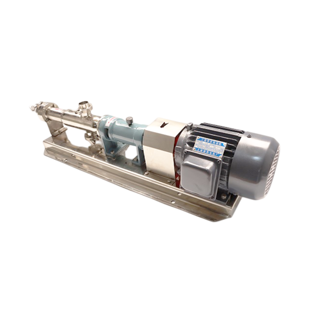 Food Processing Stainless Steel Horizontal G Single Screw Pump for Fuel, Paste and Fats