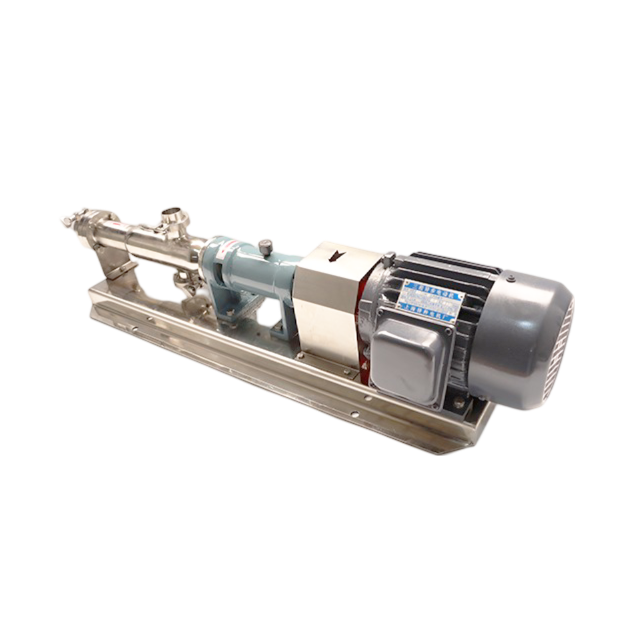 Electrical Stainless Steel Hygenic Hygenic Multiphase Marine Screw Pump with Double Mechanichal Seal