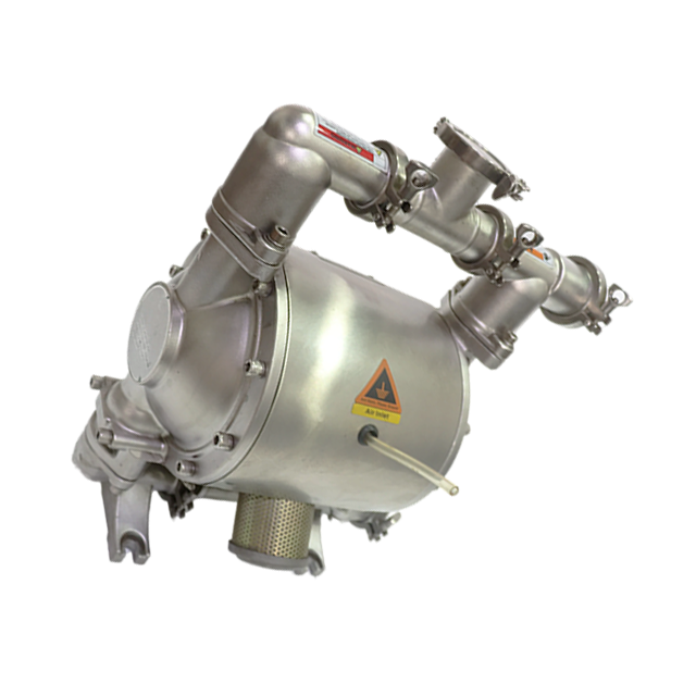  Sanitary Pneumatic Stainless Steel Teflon Diaphragm Pump for Liquid Transfer