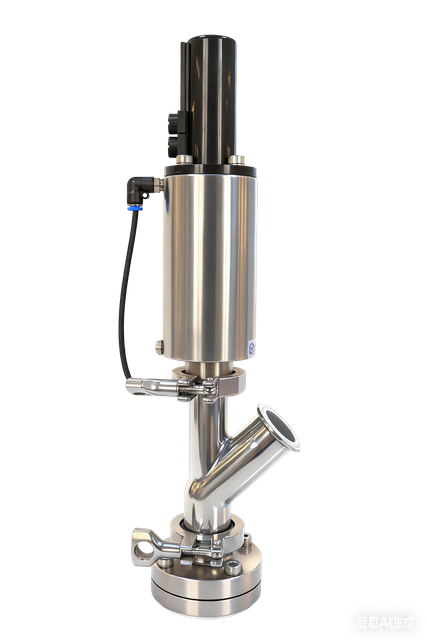 Stainless steel pharmaceutical Y-type sanitary tank bottom valve