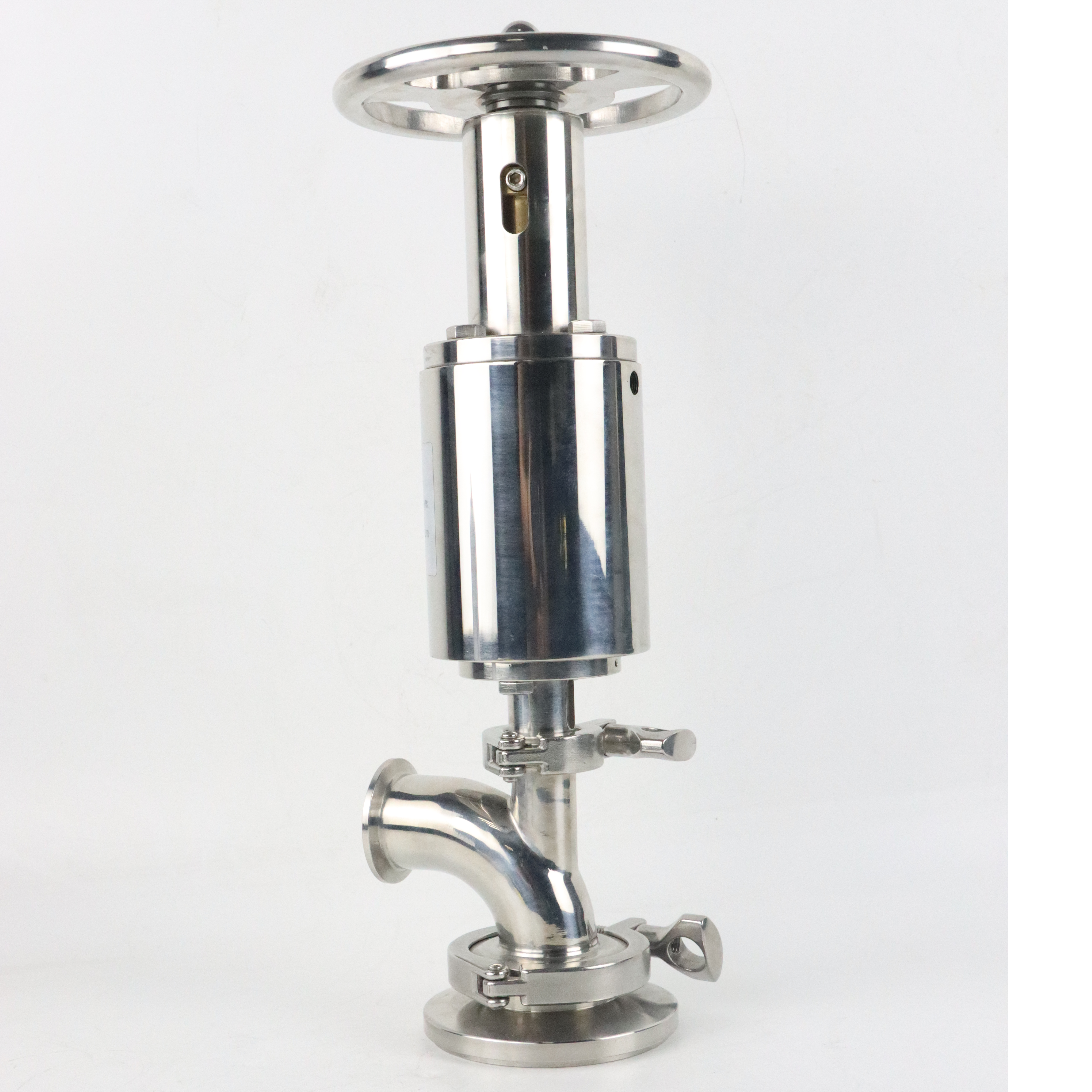 Stainless Steel Pneumatic DN80 ISO Piston Type Tank Bottom Valve