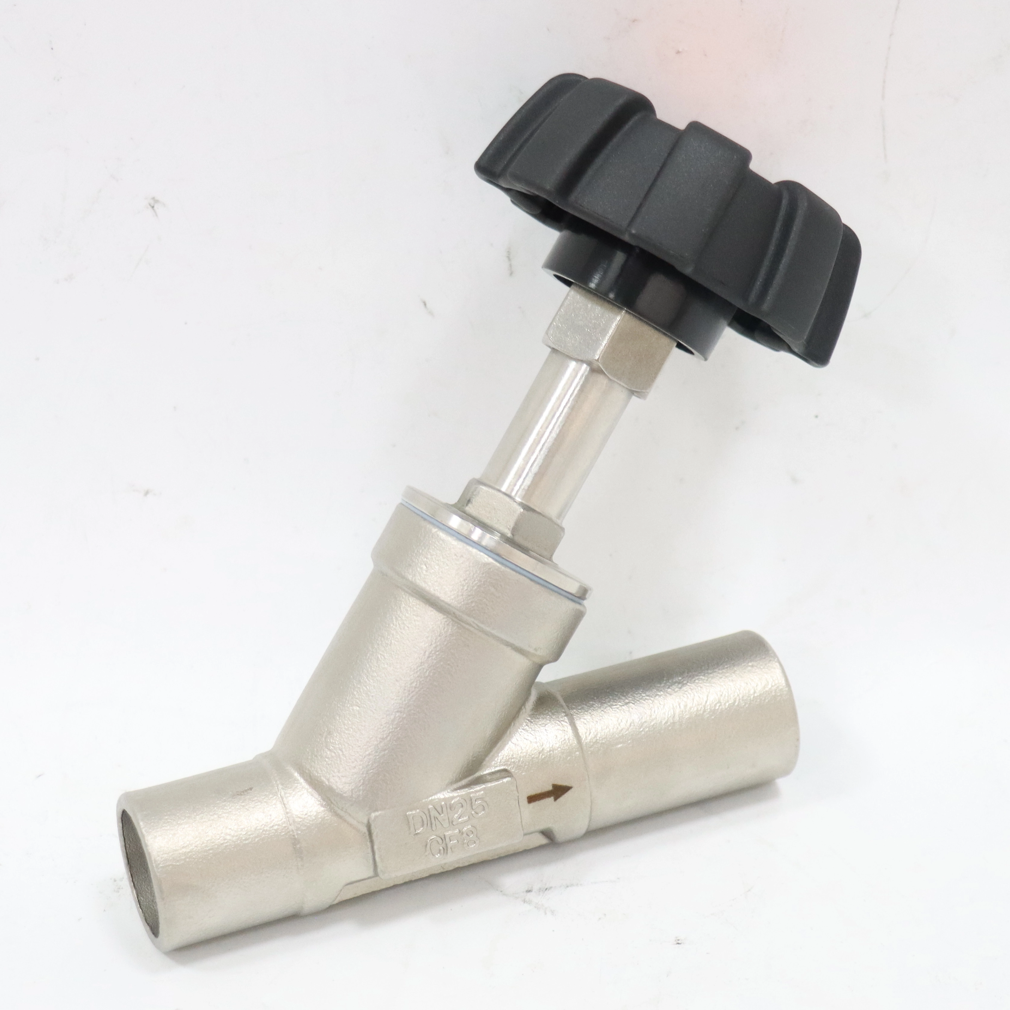 Stainless Steel Corrosion-resistant Manual Welded Steam Angle Seat Valve