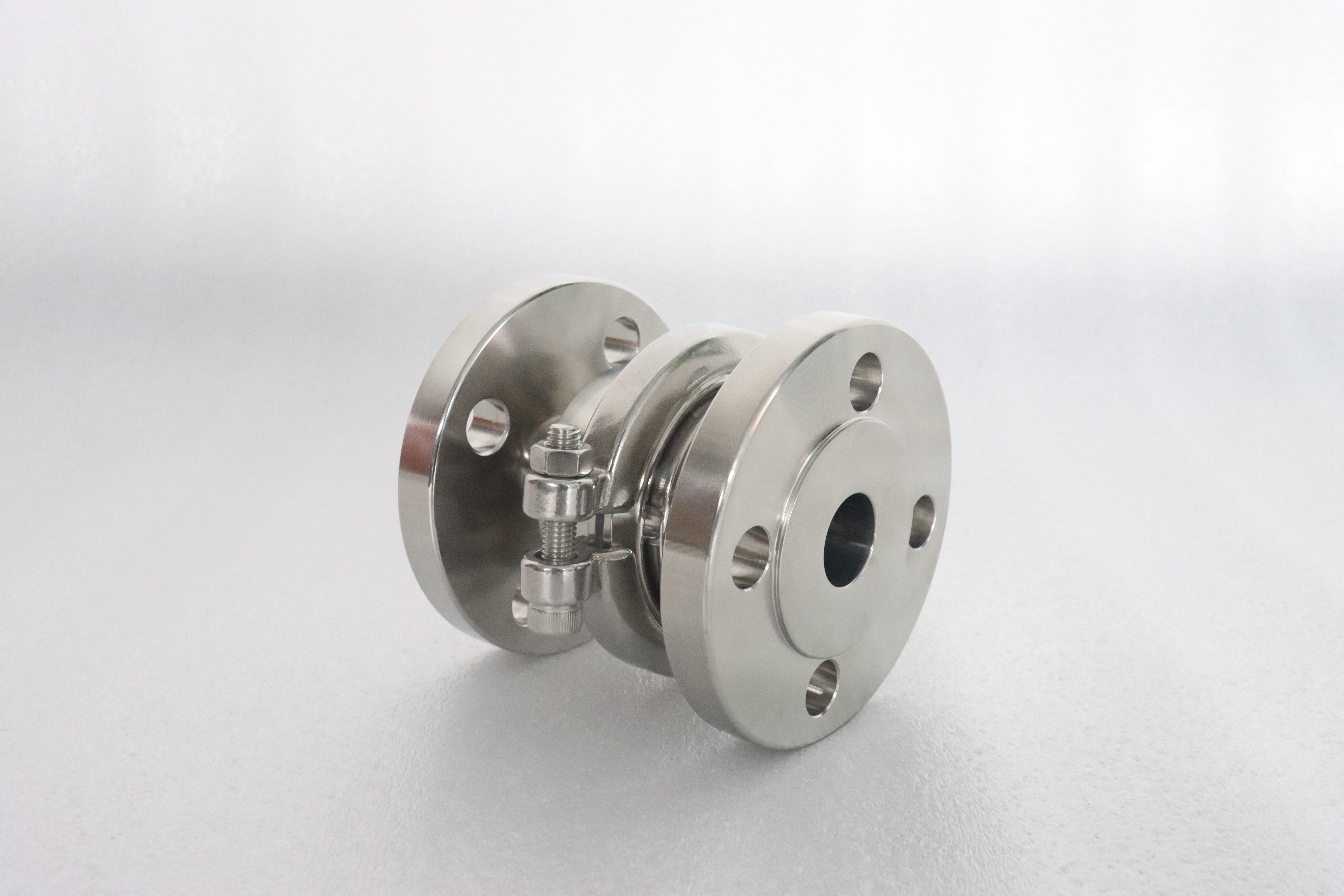 Sanitary Stainless Steel Double Flange Clamp Check Valve