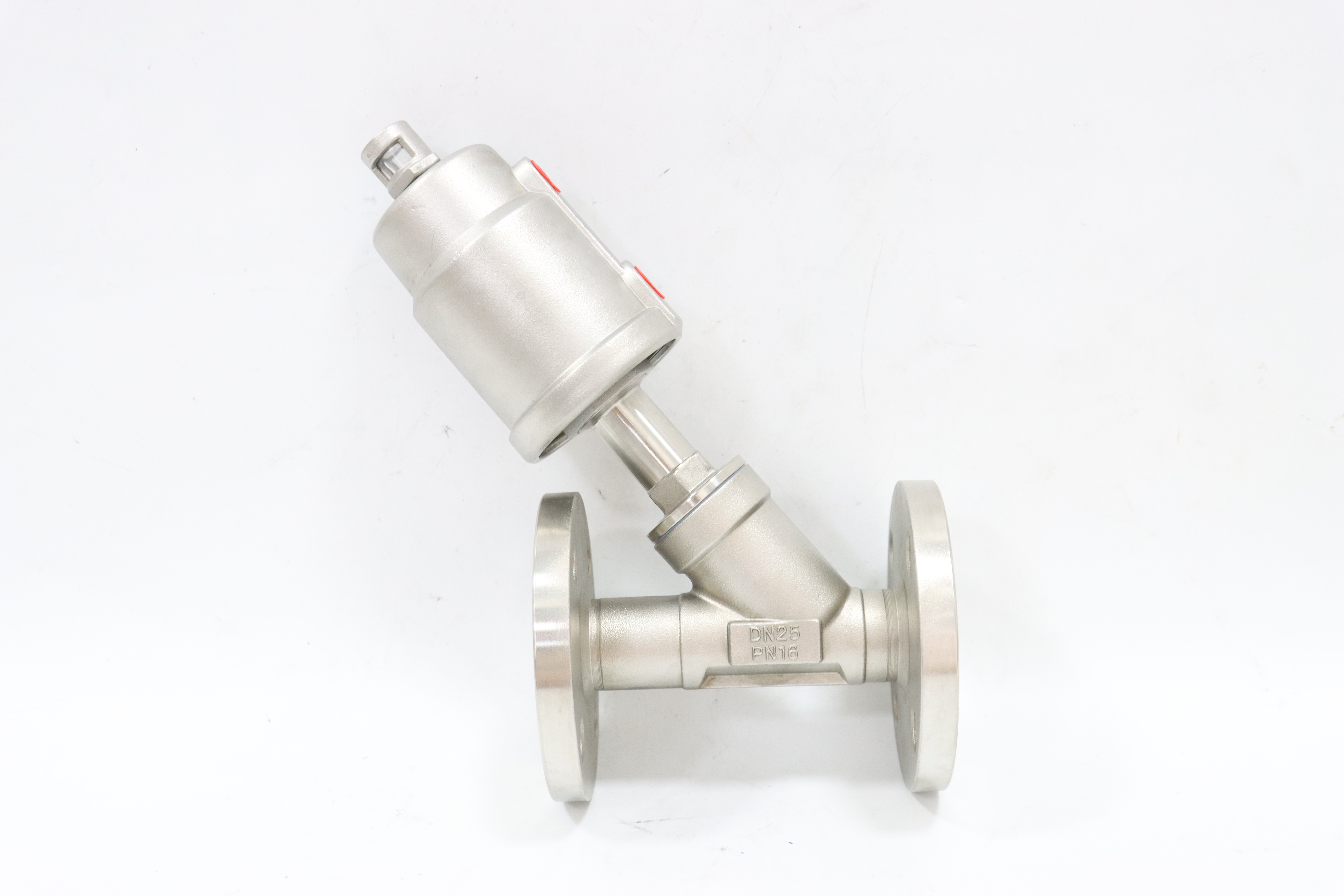 Stainless Steel High Temperature Corrosion Resistant Flange Steam Angle Seat Valve
