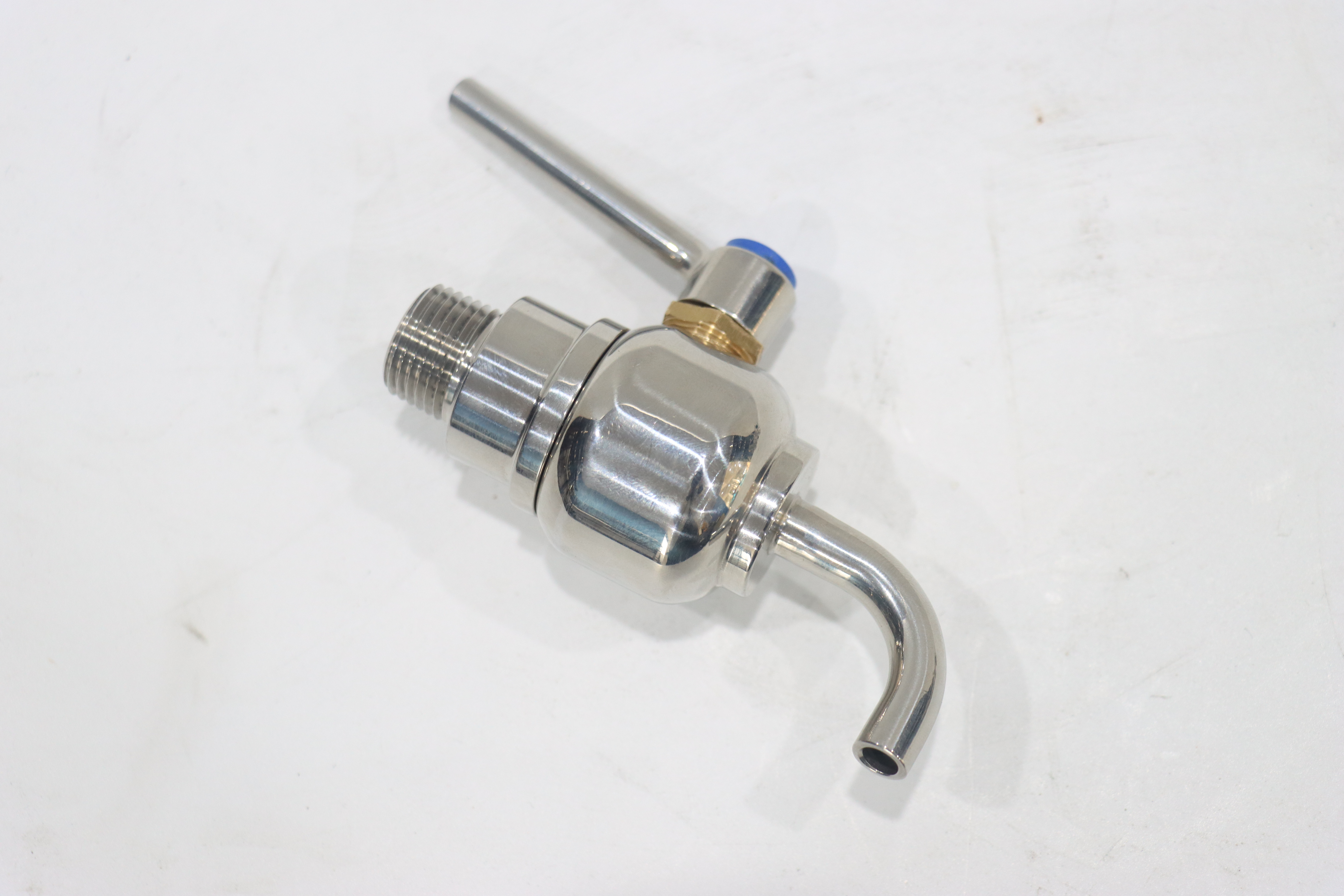SS304 Sanitary Grade Integrated Pressure Faucet-Type Sampling Valve
