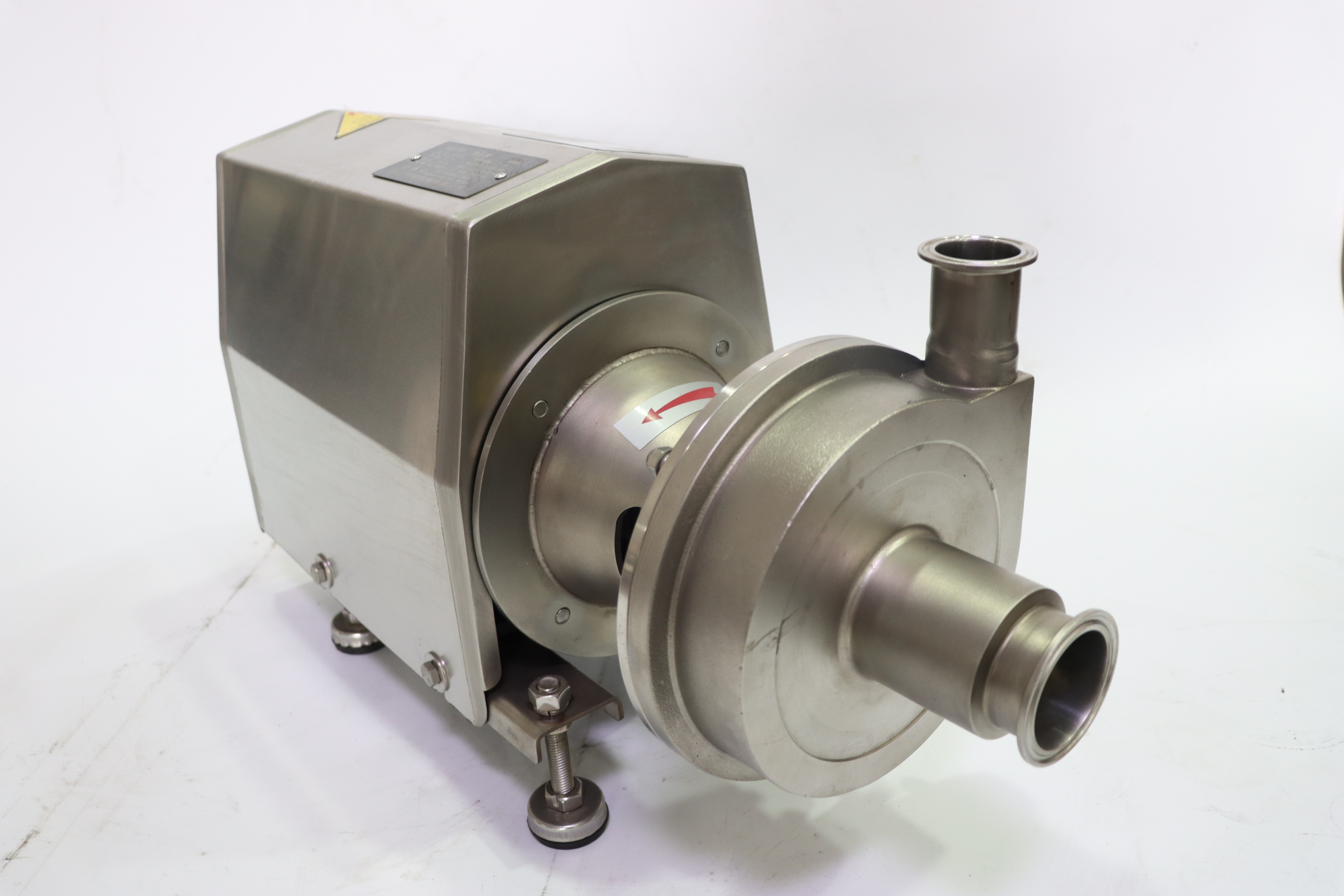 Stainless Steel CIP Liquid Ring Self Priming Vertical 1.5 Kw Centrifugal Pump