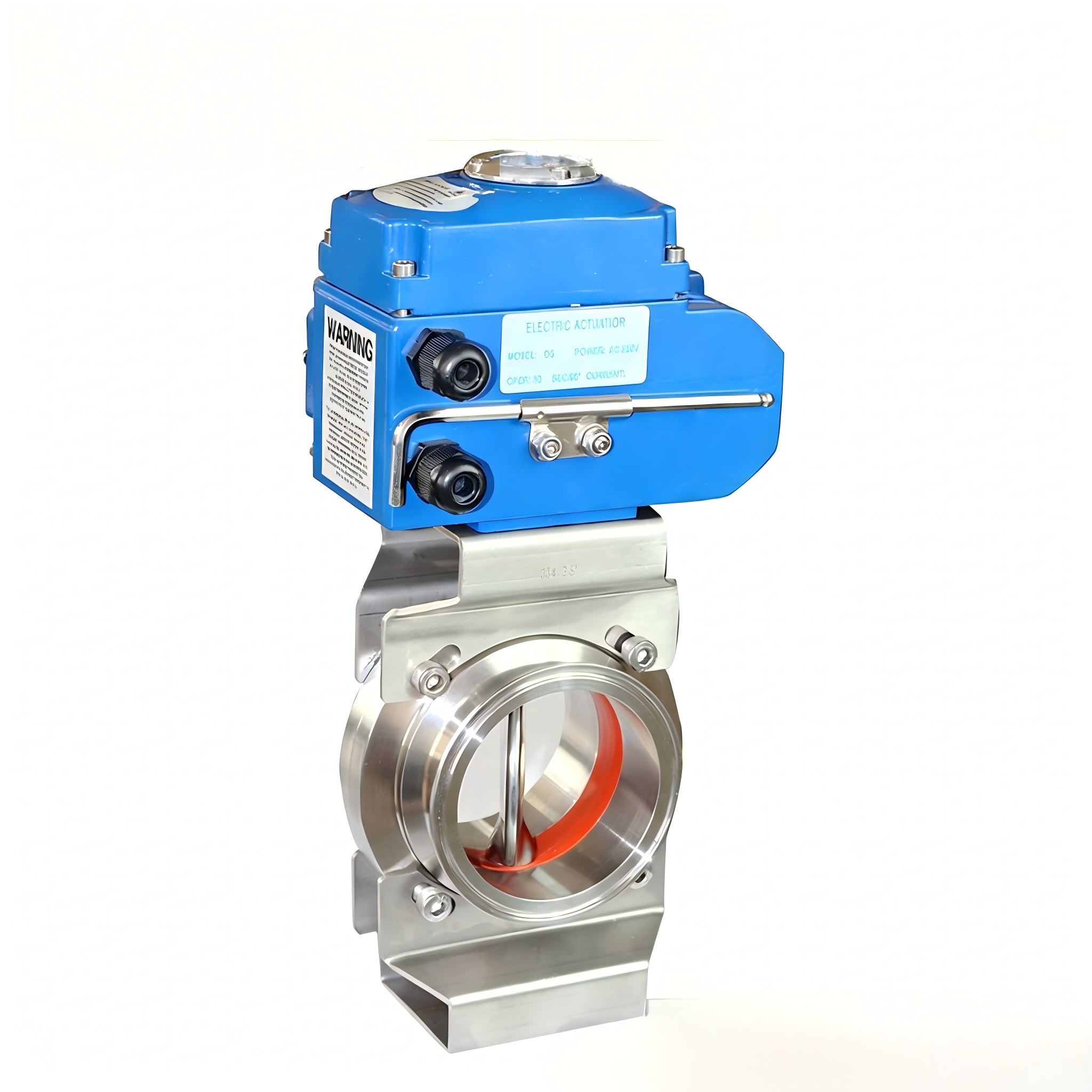 STAINLESS STEEL 6 Inches PVC Clamp Solenoid Butterfly Valve