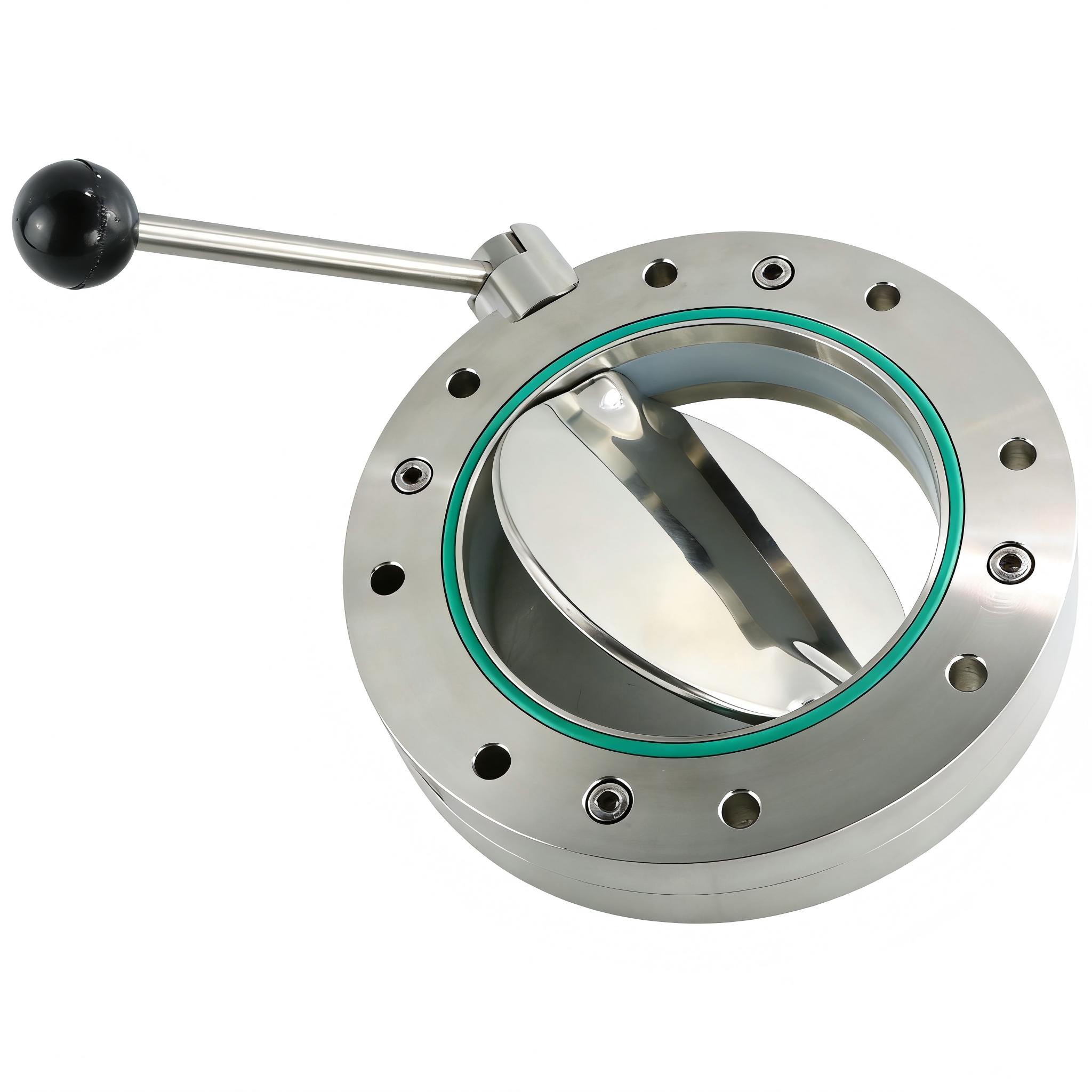 STAINLESS STEEL Clamp Sanitary DN25 PTFE butterfly valve