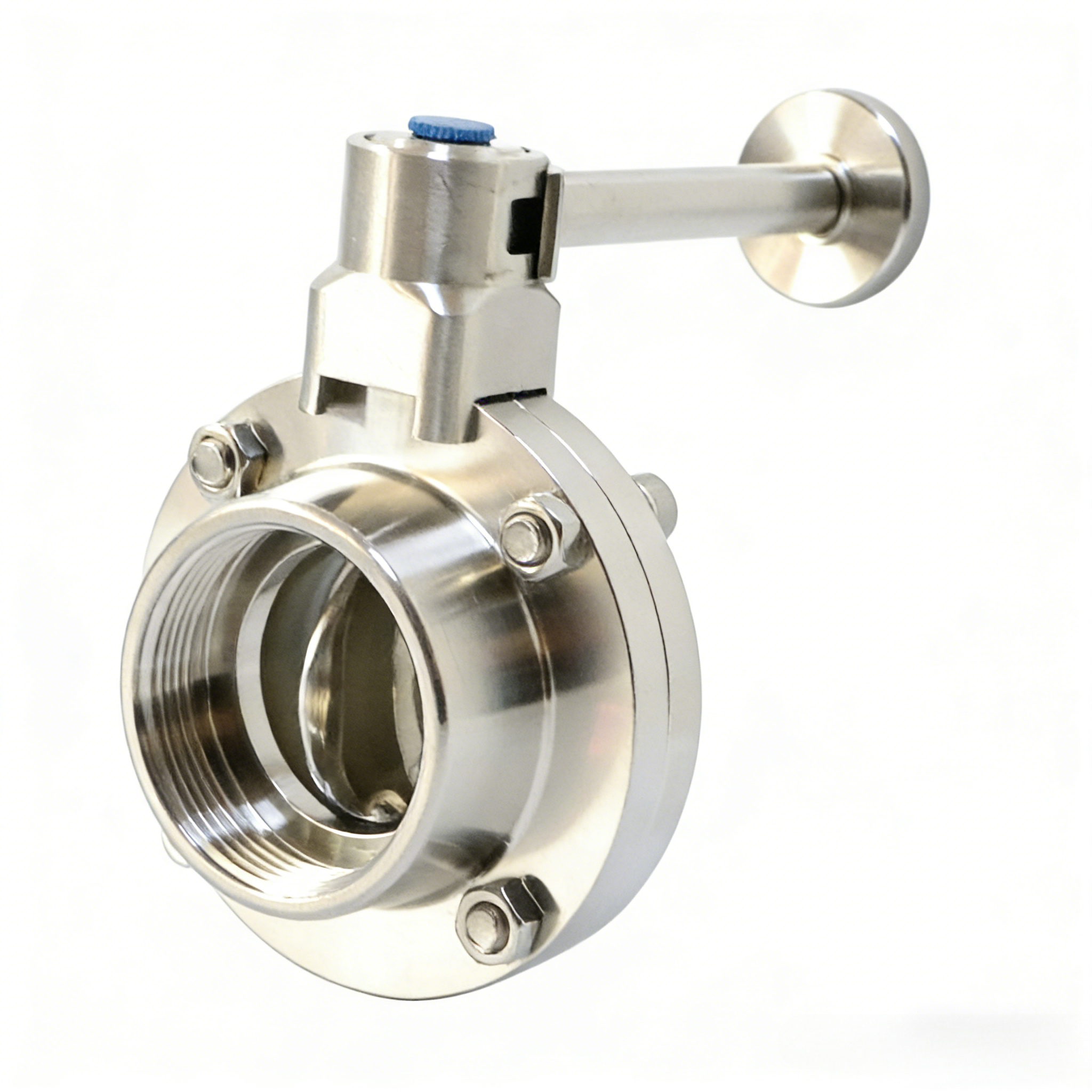 STAINLESS STEEL DN100 High Performance Vacuum Clamp Butterfly Valve