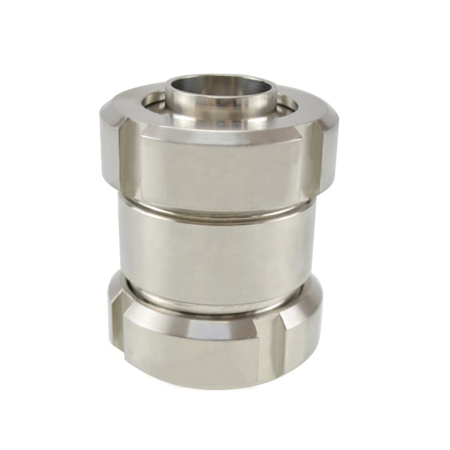 Stainless Steel Sanitary Double-union Swing check valve 
