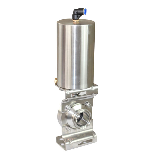 Quick Release Stainless Steel Food Grade Pneumatic Butterfly Valve