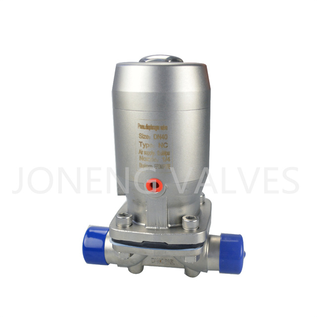 Stainless Steel Welded Diaphragm Control Valve for Food Processing