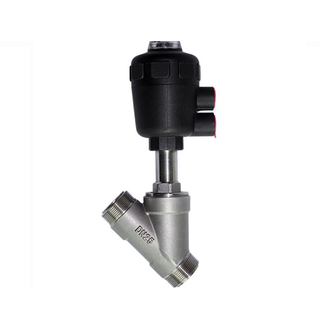 Stainless Steel Double-Hole Air Control Angle Seat Valve