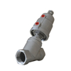 Stainless Steel Hygienic Double-Hole Thread Angle Seat Valve