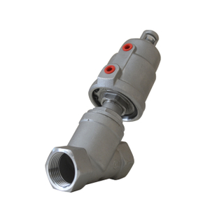 SS304 Double Acting Spring Return Angle Seat Valve for Industry