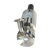 Sanitary Stainless Steel Clamped Elbow Type Sanitary Pneumatic Tank Bottom Discharge Valve 