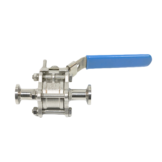 Sanitary Stainless Steel Clamped Two-Way Manual Hydraulic Quick Install Ball Valve 
