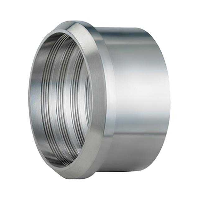 DIN11851 Stainless Steel Bevel Seat - Threaded Connection Recessless Union Ferrule for Sanitary Line Processing